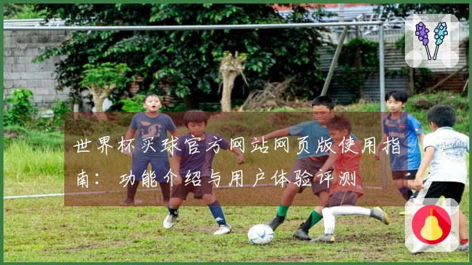 世界杯买球官方网站网页版使用指南：功能介绍与用户体验评测